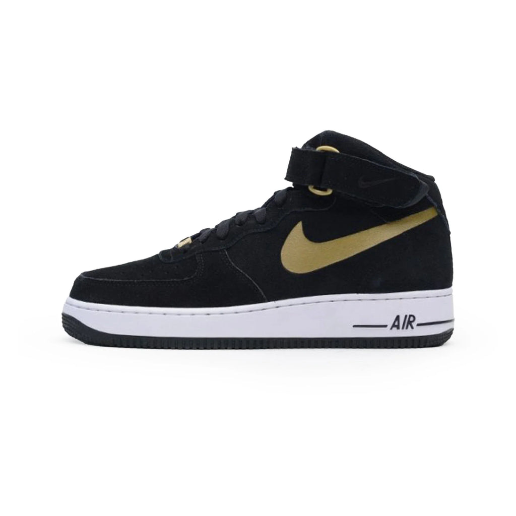 Nike Air Force 1 Mid 'Black Metallic Gold'