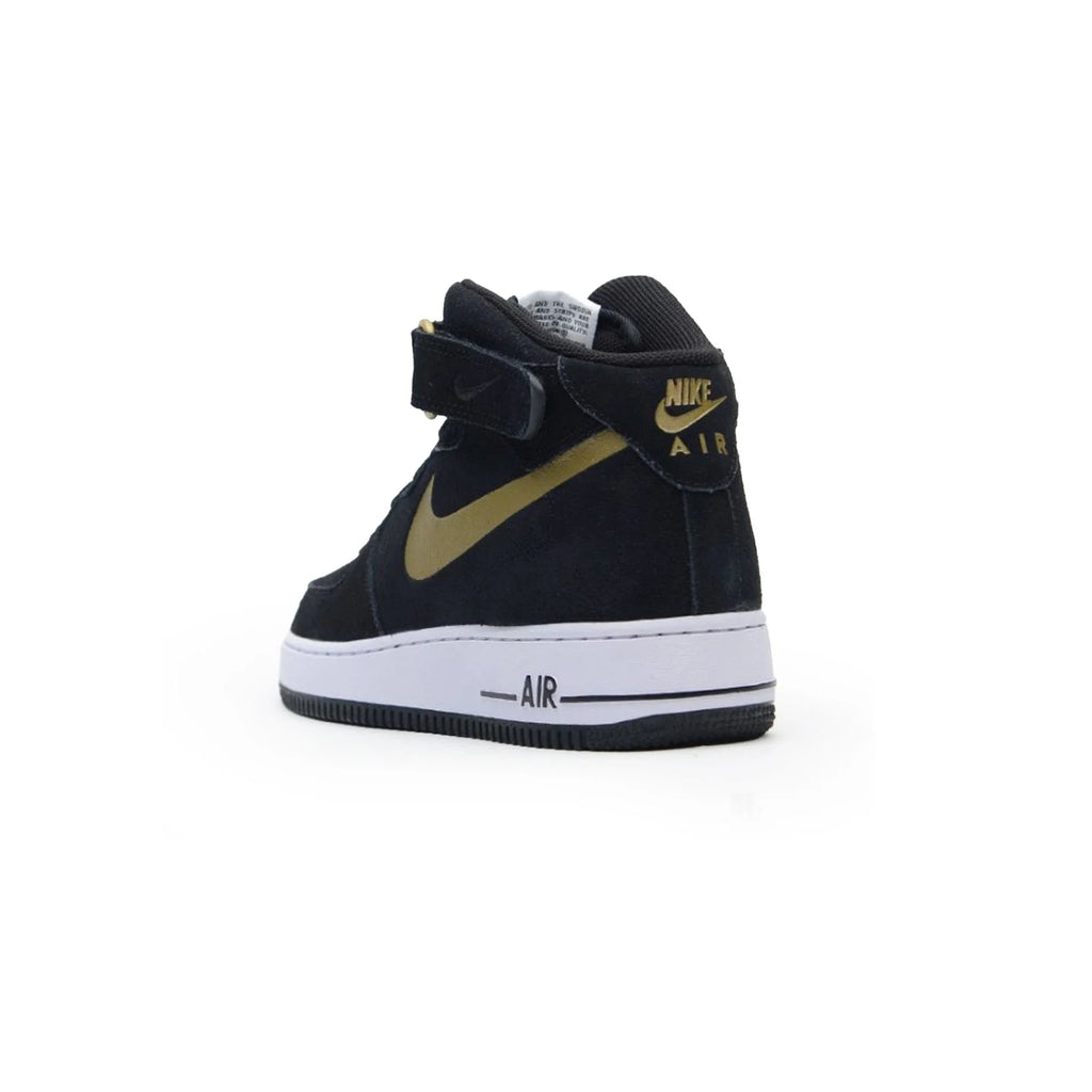 Nike Air Force 1 Mid 'Black Metallic Gold'