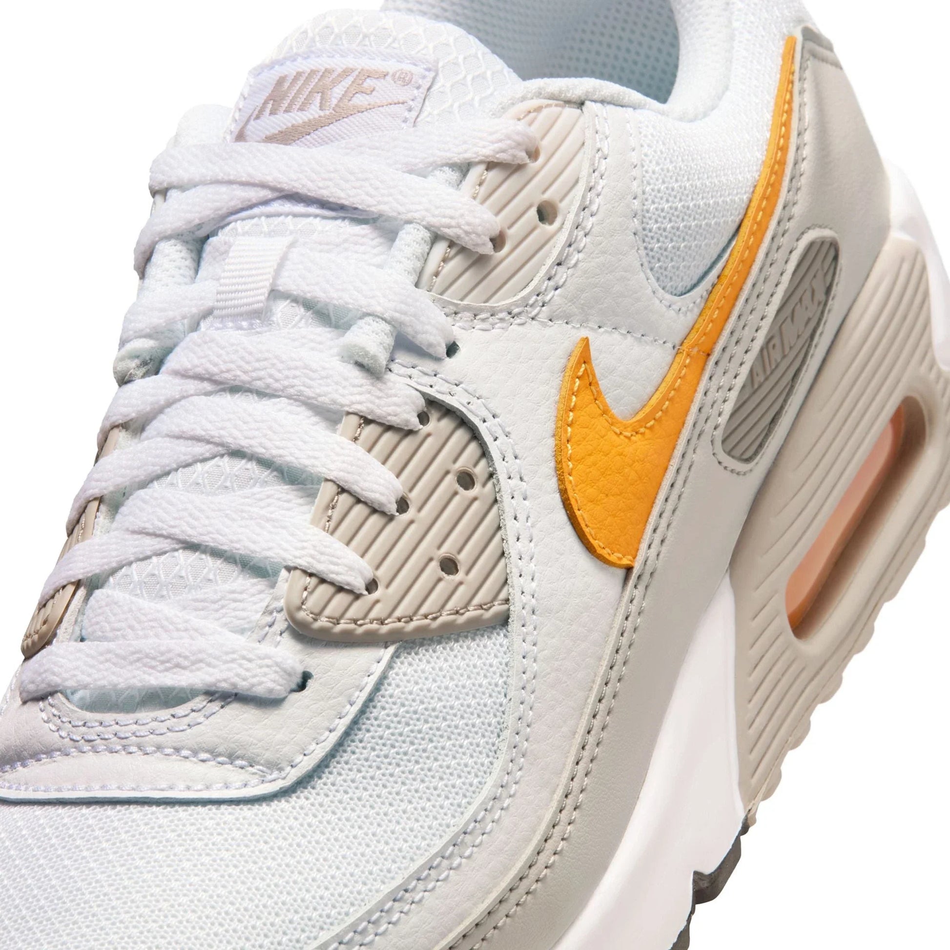 Nike Air Max 90 'White College Grey Laser Orange'