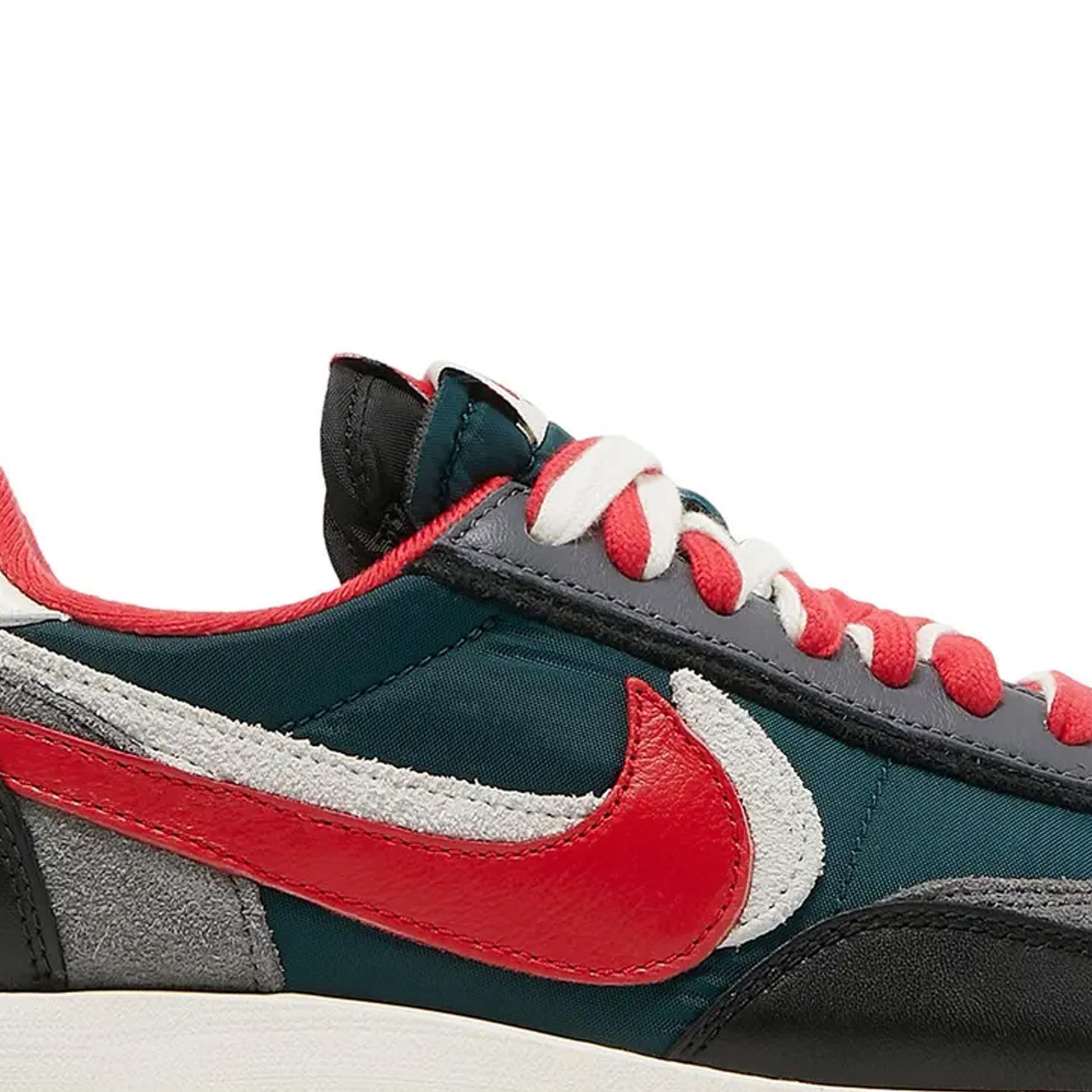 Nike LDWaffle x Sacai x Undercover 'Midnight Spruce University Red'
