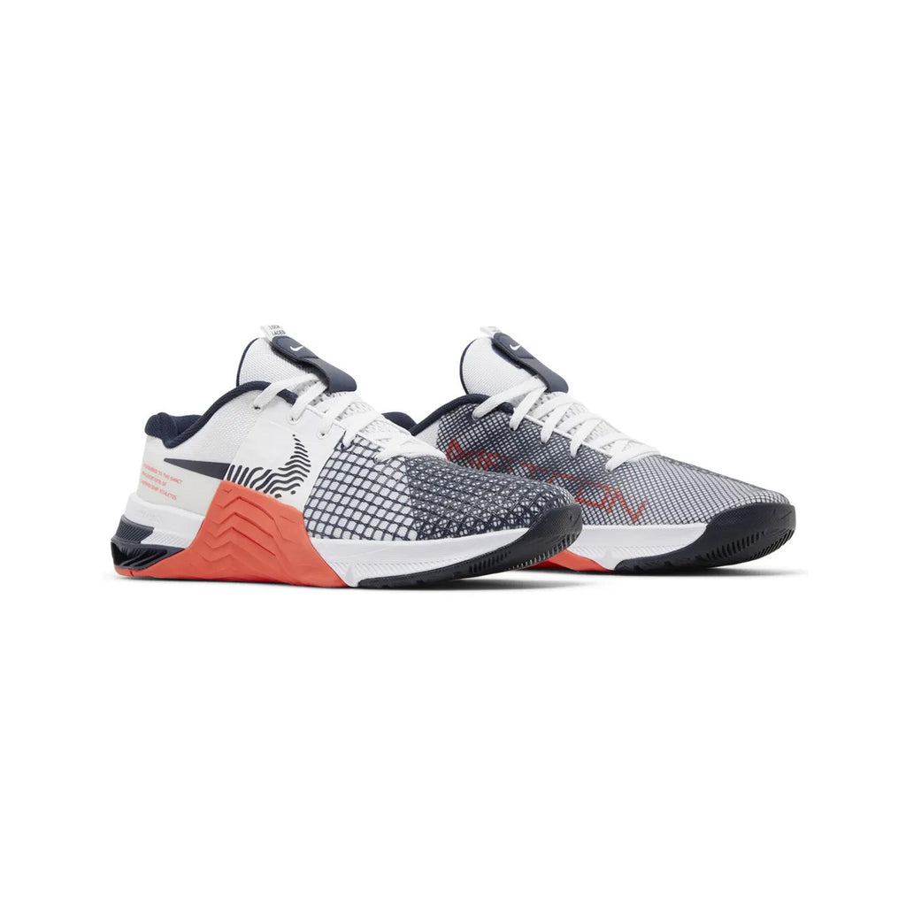 Nike Metcon 8 'White Obsidian Bright Crimson' (2023)