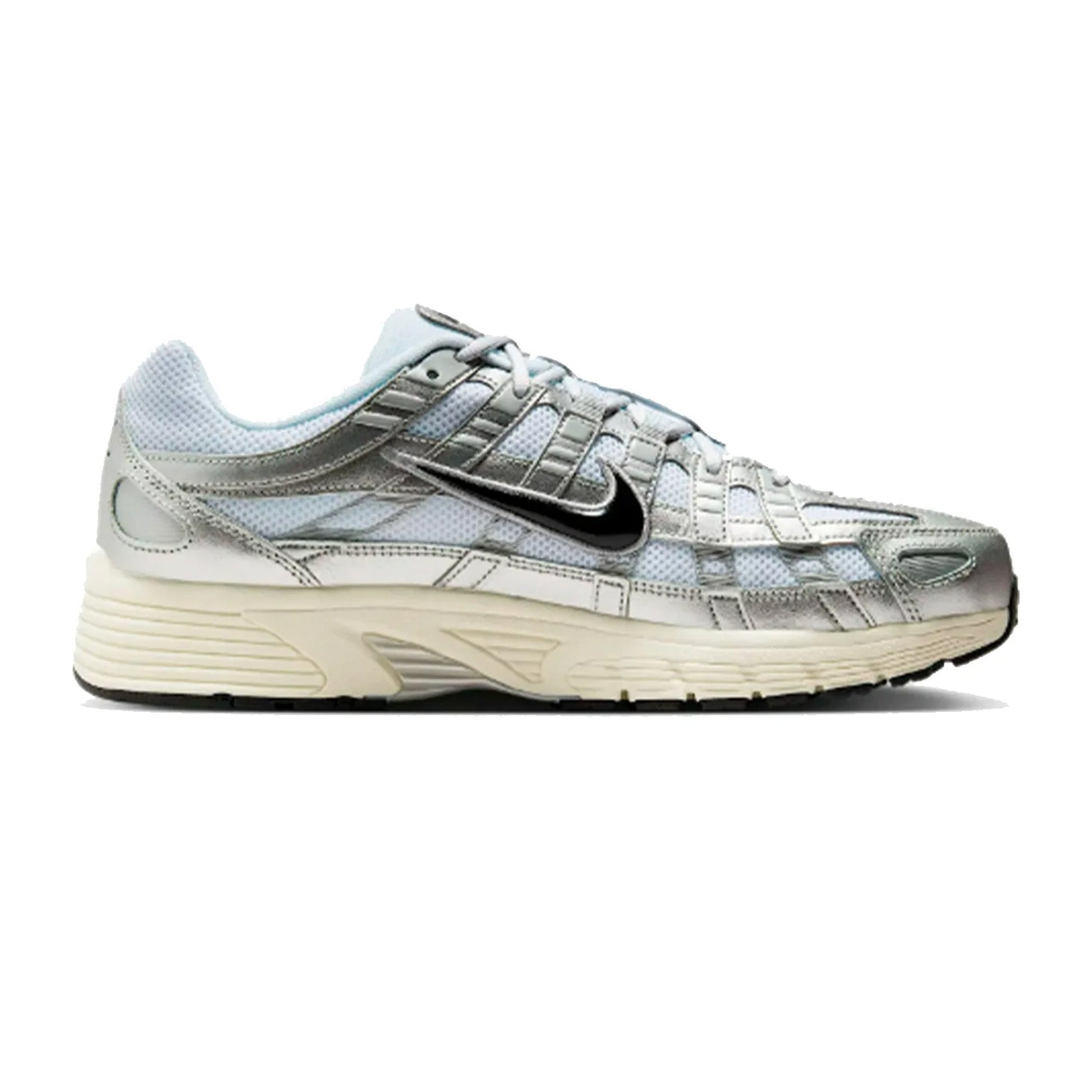Nike P-6000 'White Metallic Silver Flat Silver Black' (2025)