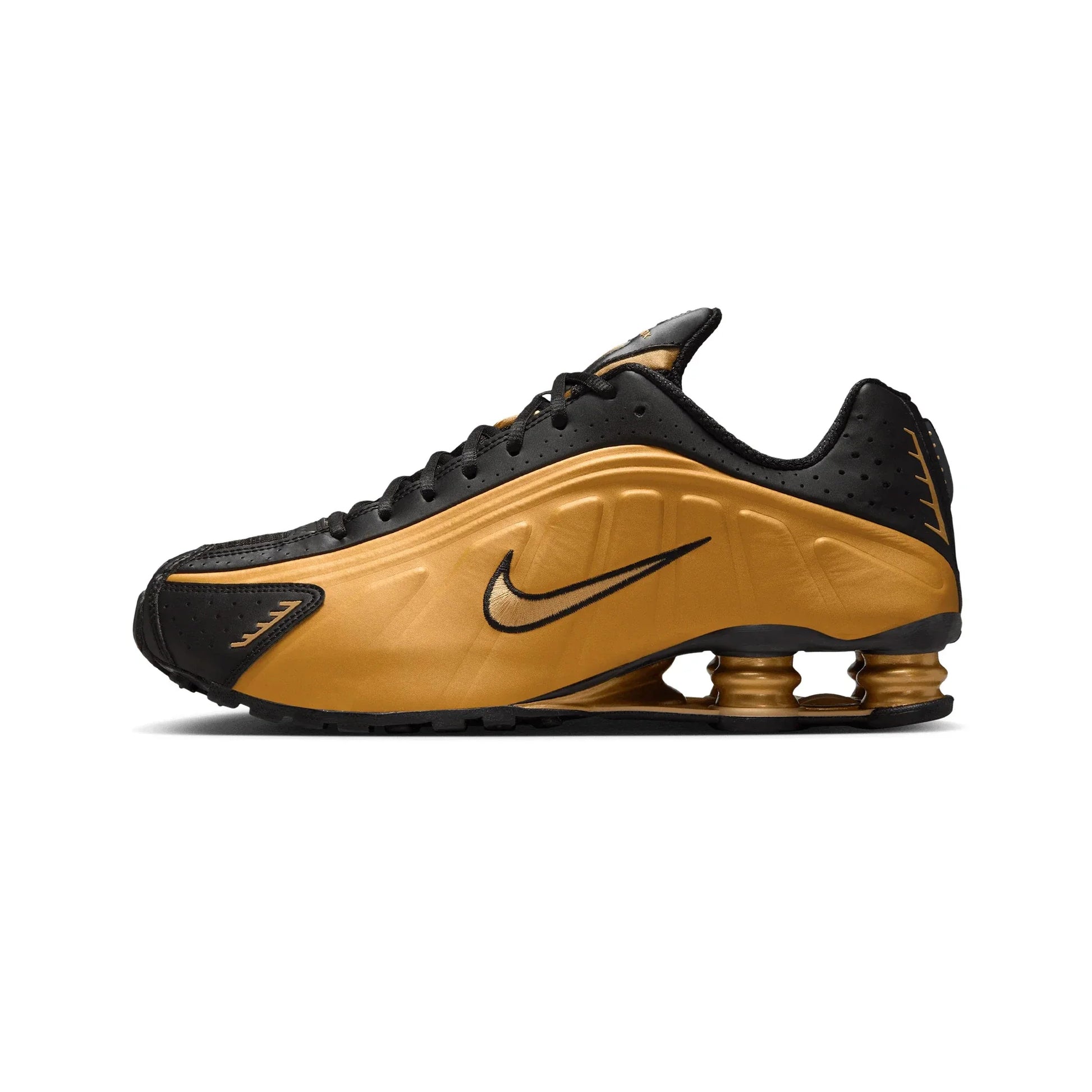 Nike Shox R4 'Metallic Gold Black' (2025)