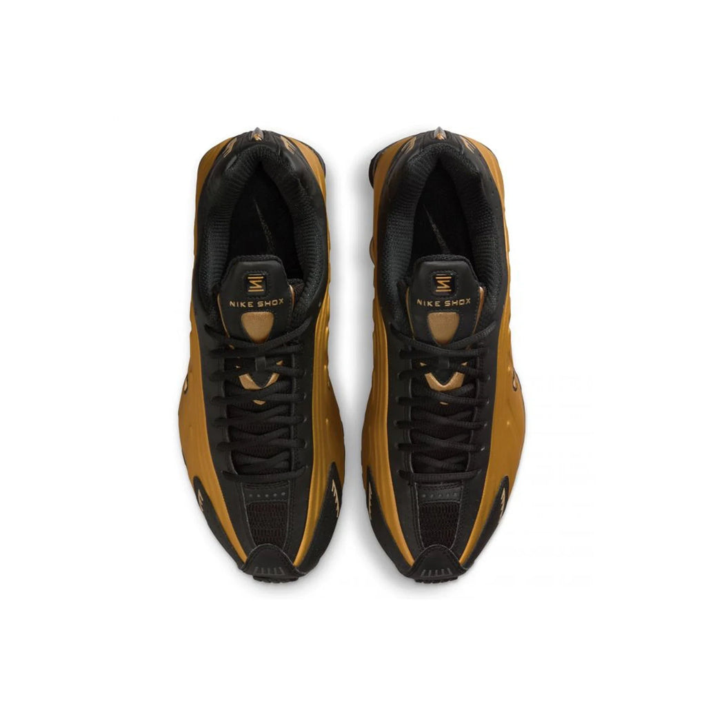 Nike Shox R4 'Metallic Gold Black' (2025)
