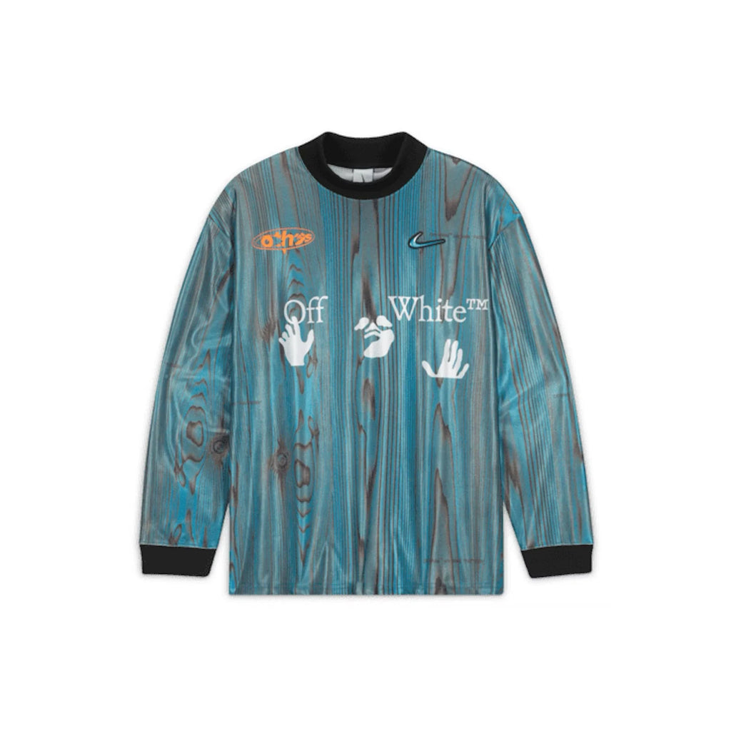 Off-White x Nike 001 Soccer Jersey 'Blue' (2022)