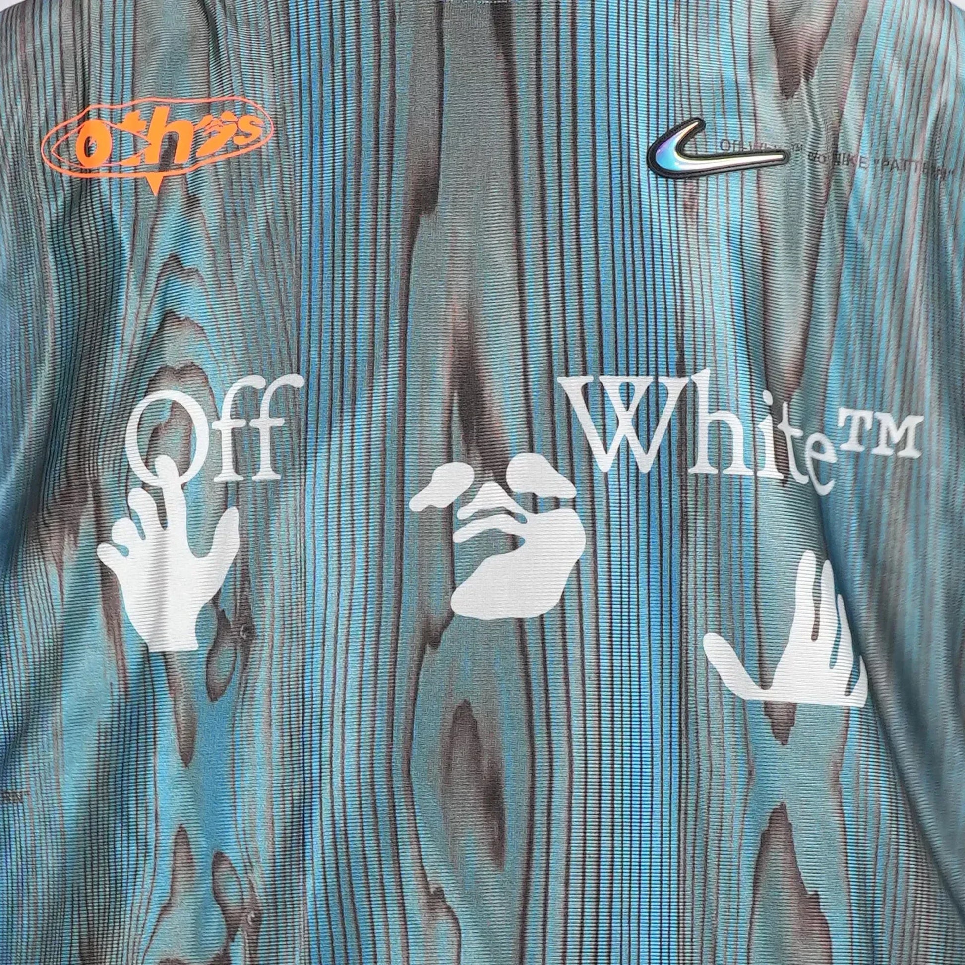 Off-White x Nike 001 Soccer Jersey 'Blue' (2022)