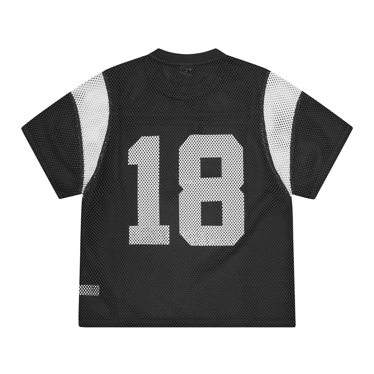 Corteiz OPEN MESH PANEL JERSEY [BLACK/WHITE] CRTZRTW