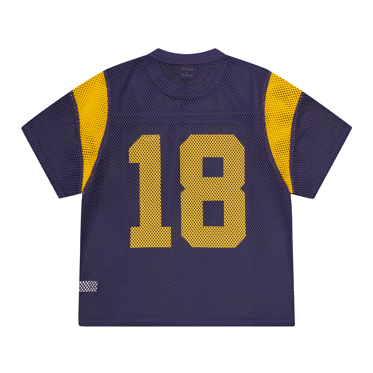 Corteiz OPEN MESH PANEL JERSEY [NAVY/YELLOW] CRTZRTW