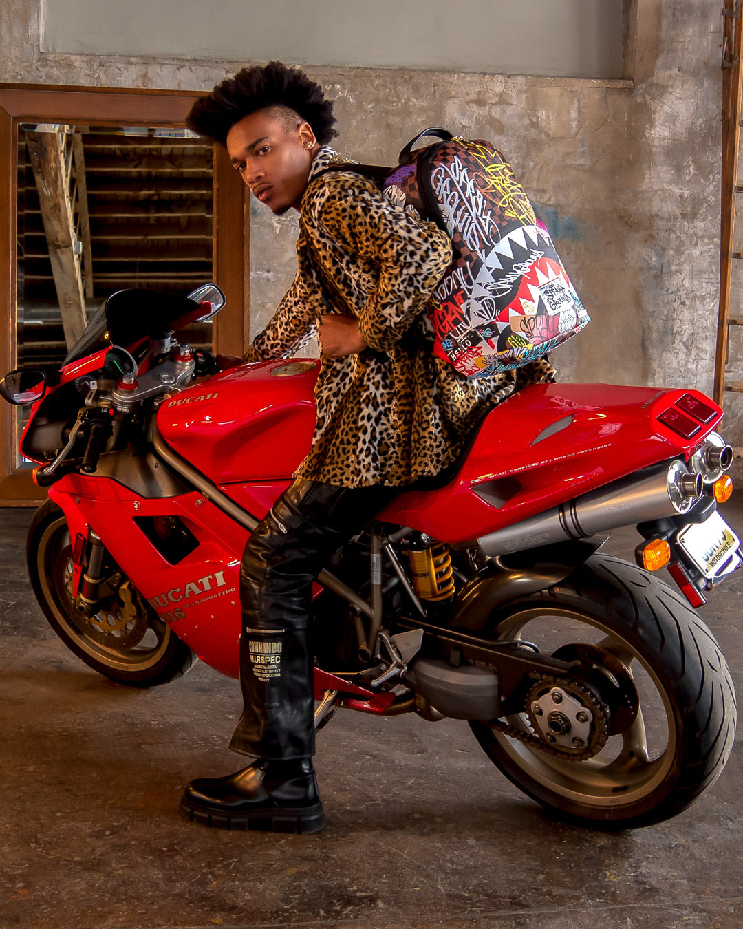 SPRAYGROUND SHARKS IN PARIS THE RIZZ BACKPACK (DLXV)