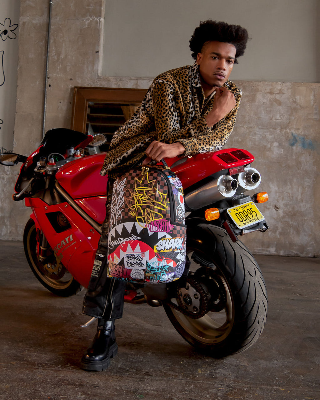SPRAYGROUND SHARKS IN PARIS THE RIZZ BACKPACK (DLXV)