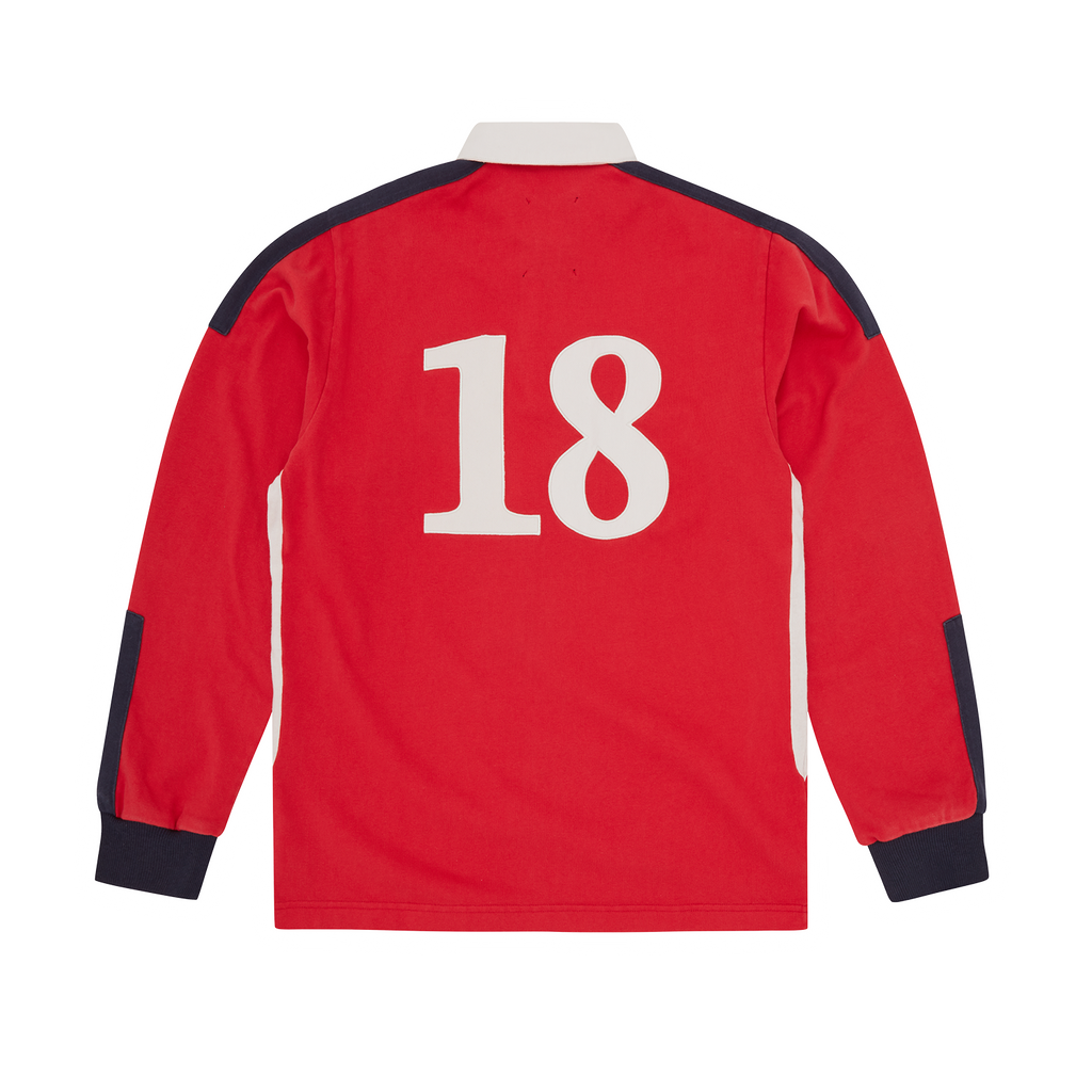 Corteiz PANELLED RUGBY [RED] CRTZRTW