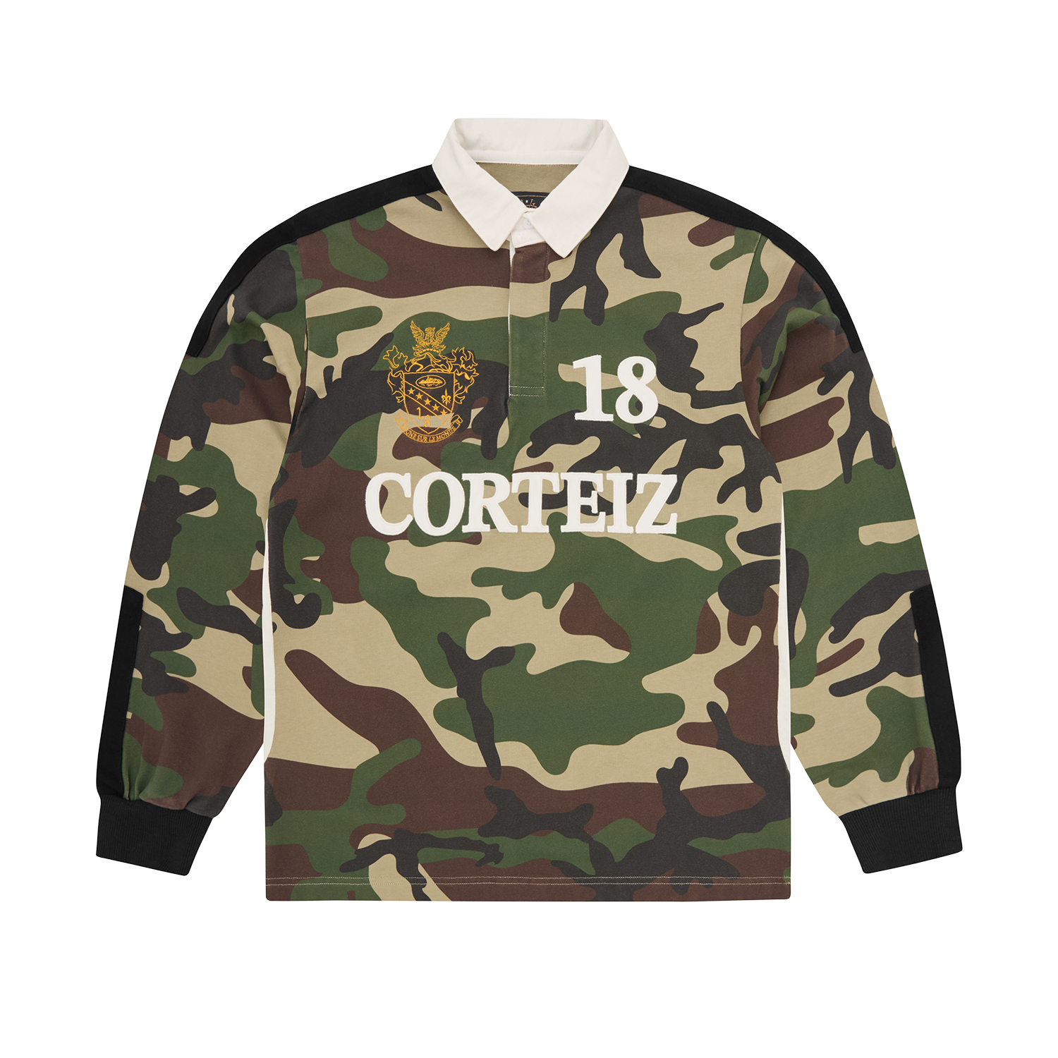 Corteiz PANELLED RUGBY [WOODLAND CAMO] CRTZRTW