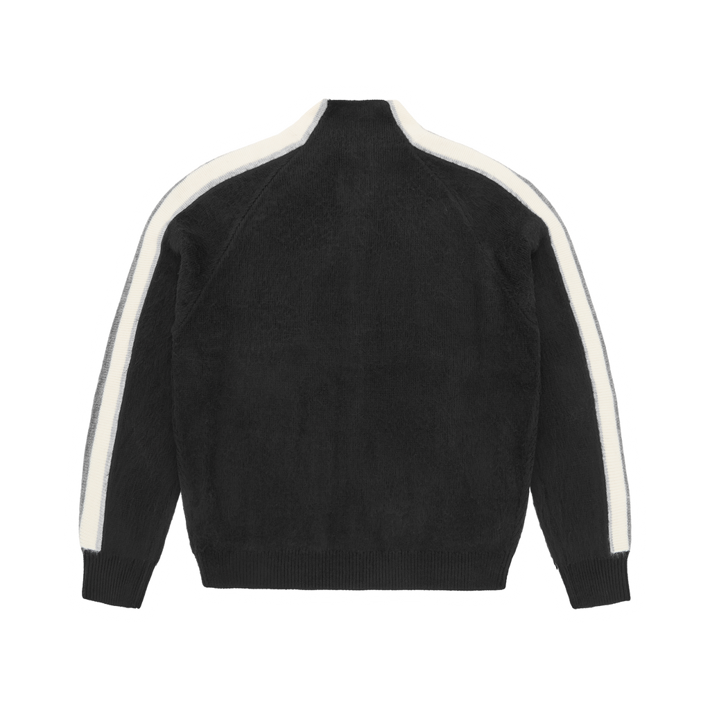 Corteiz MULTI STRIPE KNIT ZIP UP [BLACK] CRTZRTW