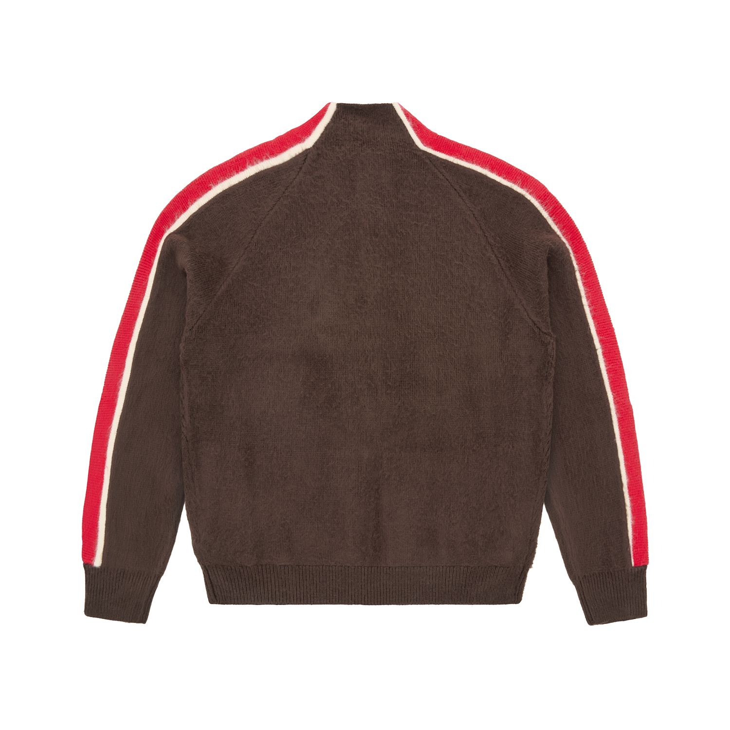 Corteiz MULTI STRIPE KNIT ZIP UP [BROWN] CRTZRTW