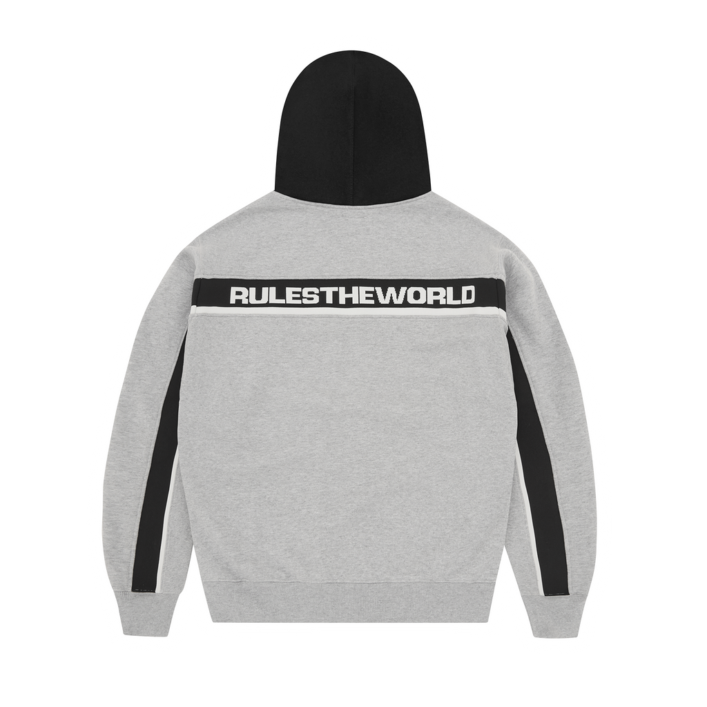 Corteiz RIBBED SPORTEIZ ZIP HOODIE [HEATHER GREY] CRTZRTW
