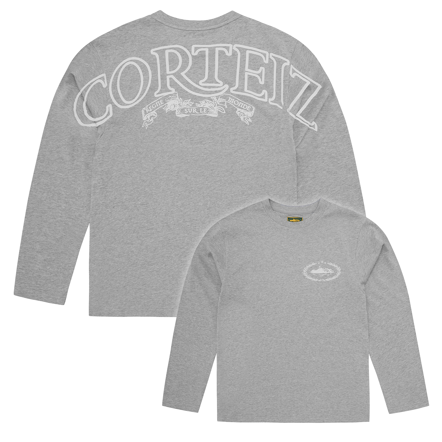 Corteiz ROYALE HEAVYWEIGHT TEE LS [HEATHER GREY] CRTZRTW