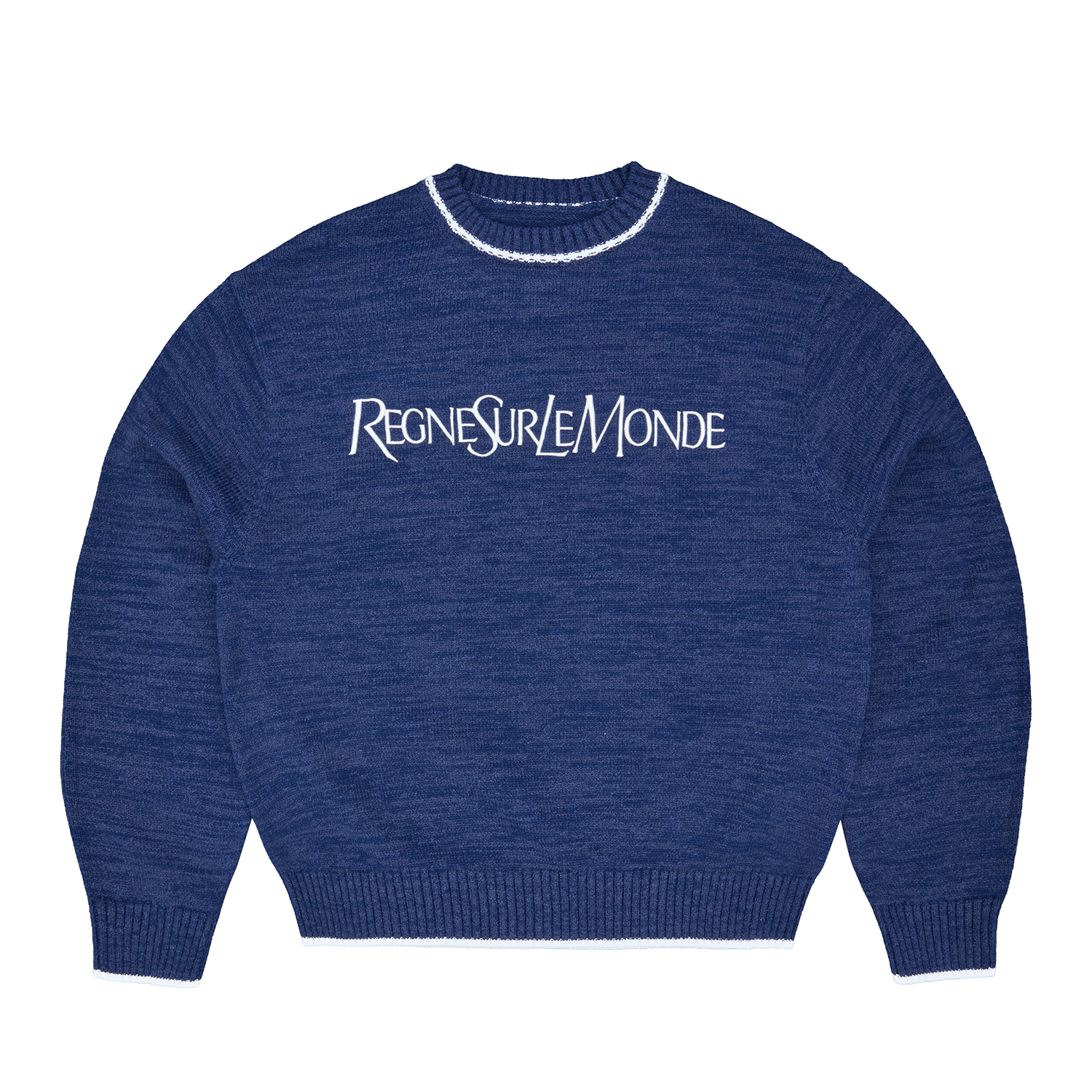 Corteiz RSLM KNIT CREWNECK [NAVY] CRTZRTW