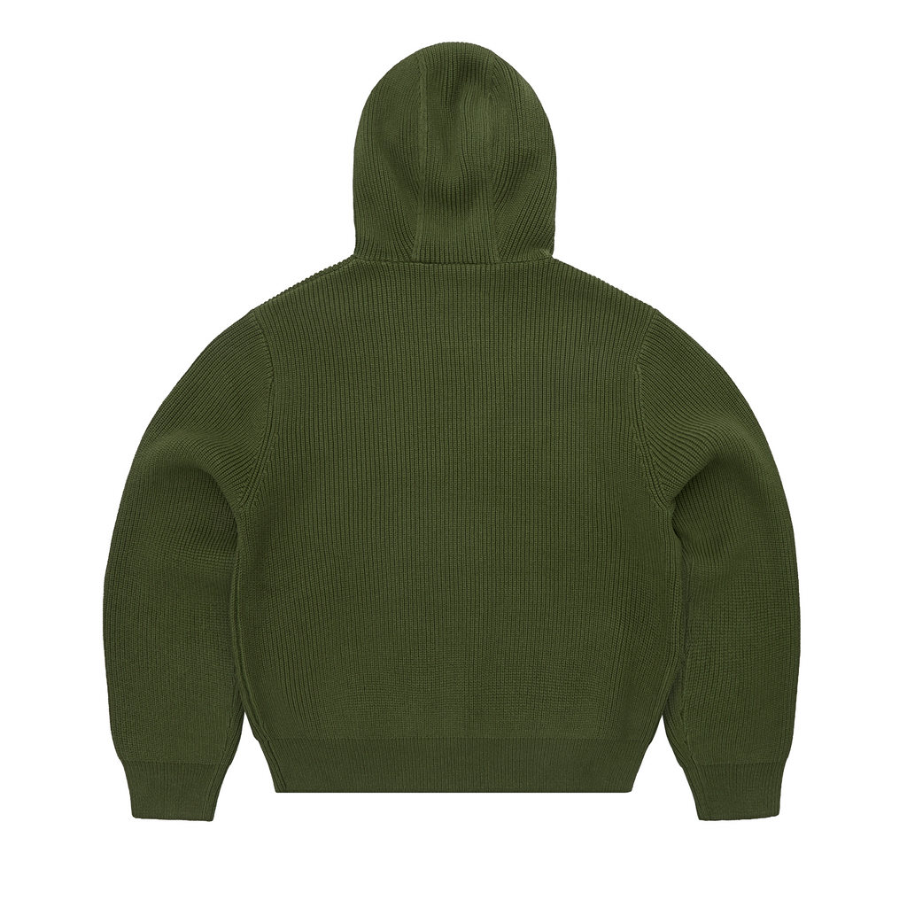 Corteiz HUEY KNIT HOODIE [OLIVE] CRTZRTW