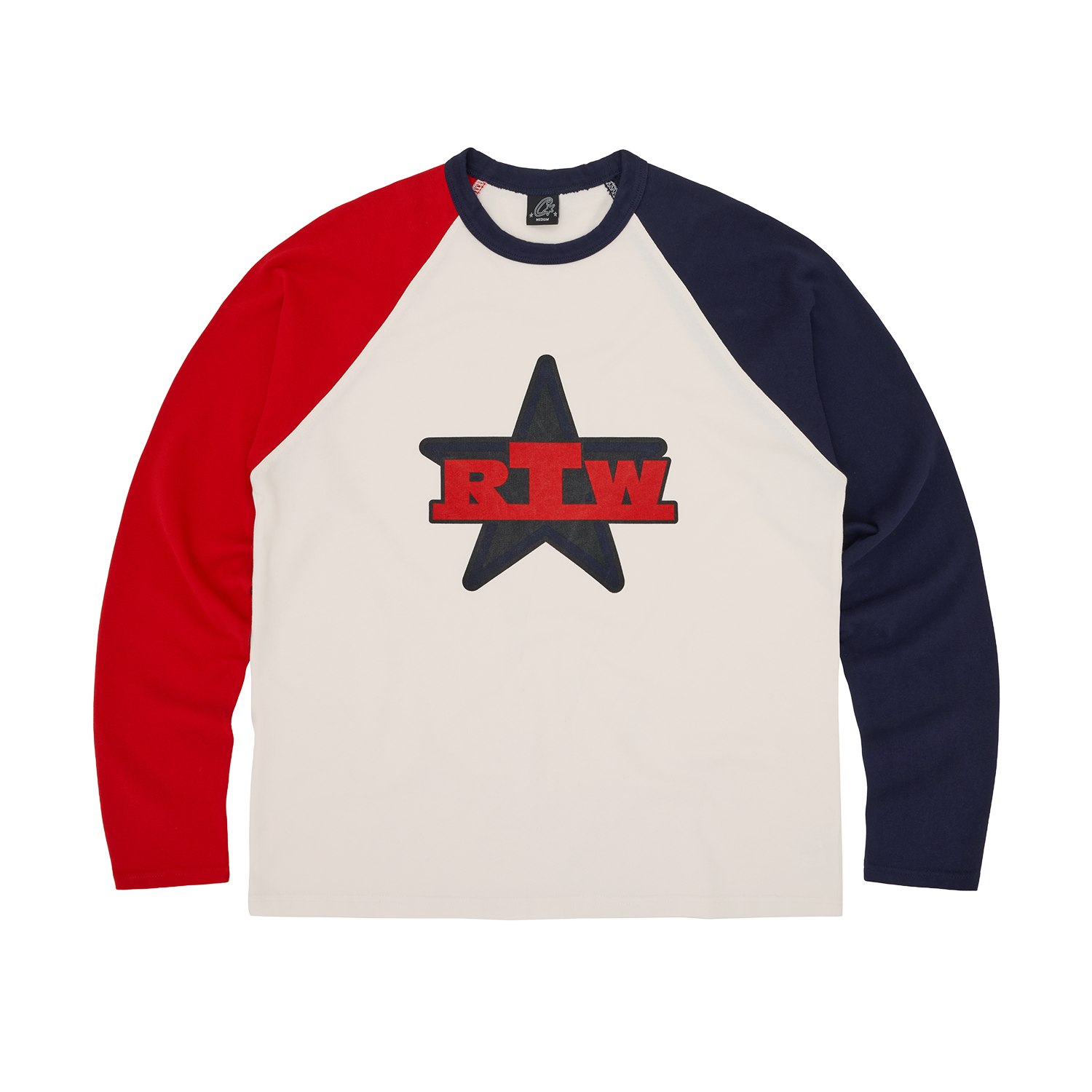 Corteiz RTW STAR RAGLAN LS [NAVY/RED] CRTZRTW
