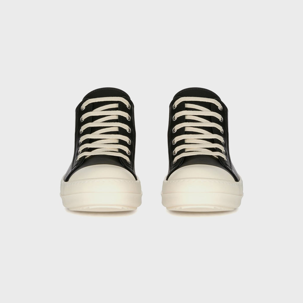 Rick Owens SS26 Temple Low Sneaks - Black / Milk