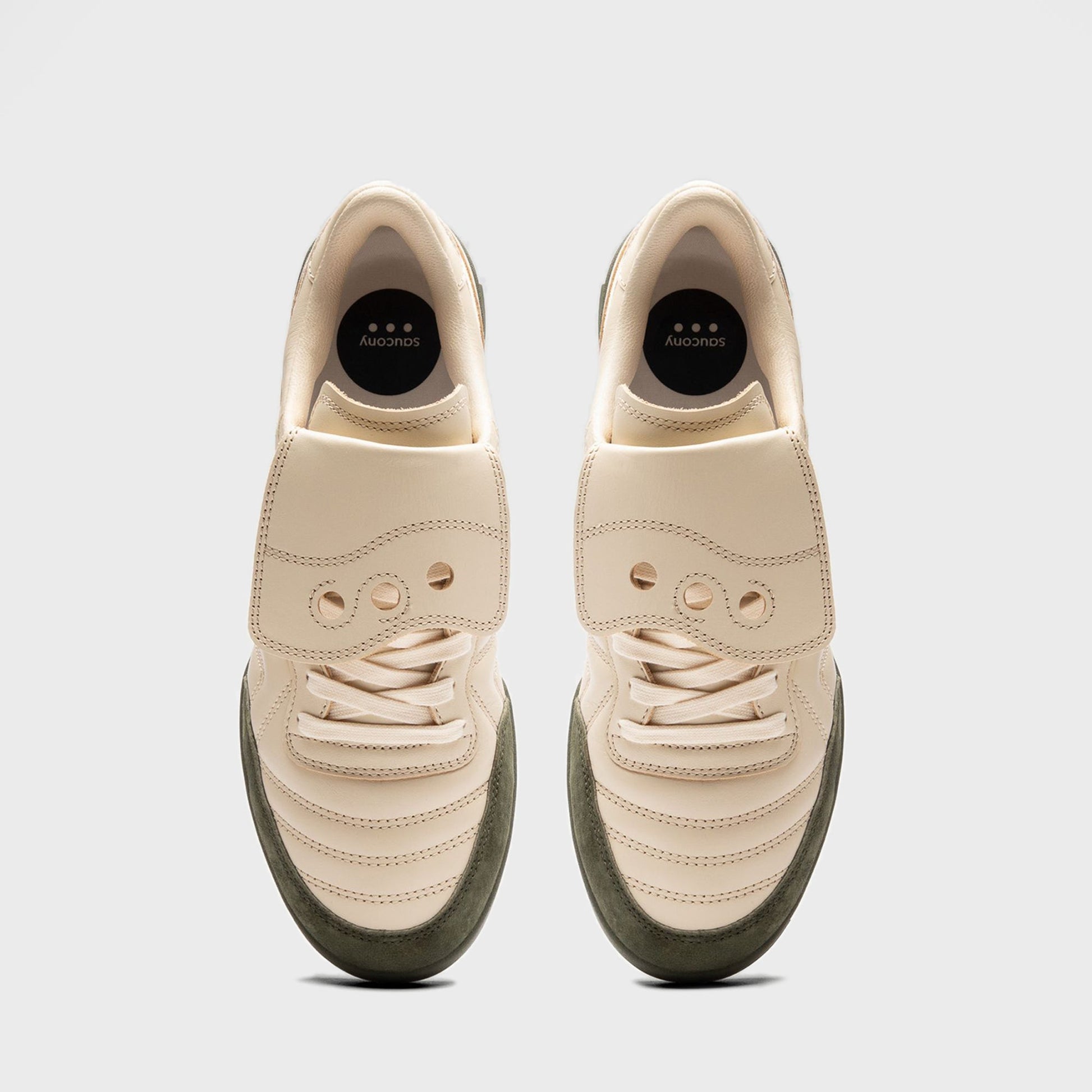 Saucony SILO 586i S - Parchment / Pine