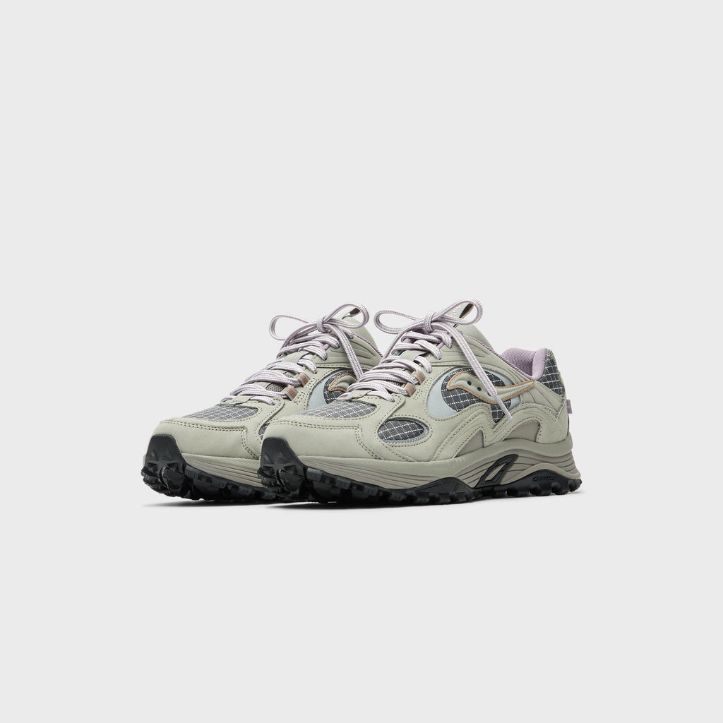 Saucony Grid Aura X - Dark Grey / Mud