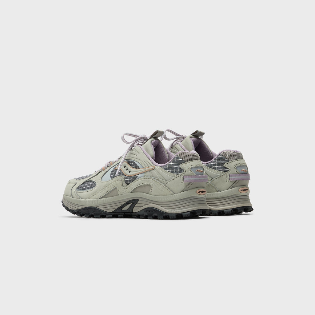 Saucony Grid Aura X - Dark Grey / Mud