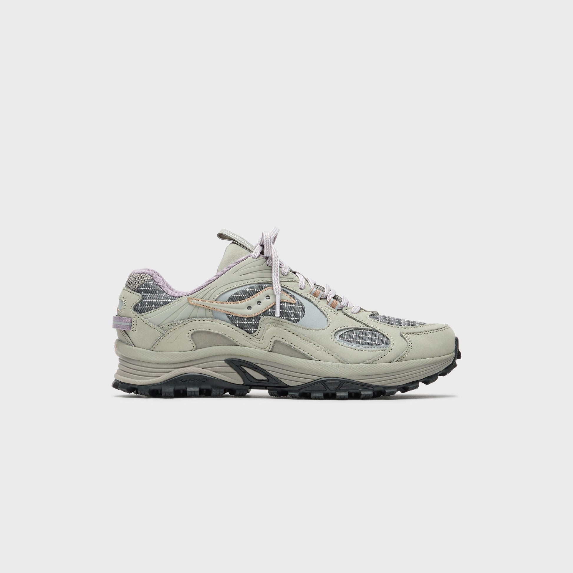 Saucony Grid Aura X - Dark Grey / Mud