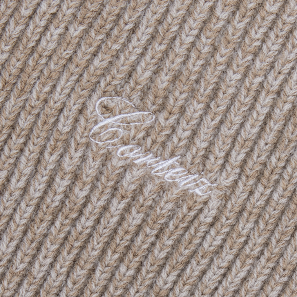 Corteiz SCRIPT POCKET KNIT SWEATER [OATMEAL] CRTZRTW