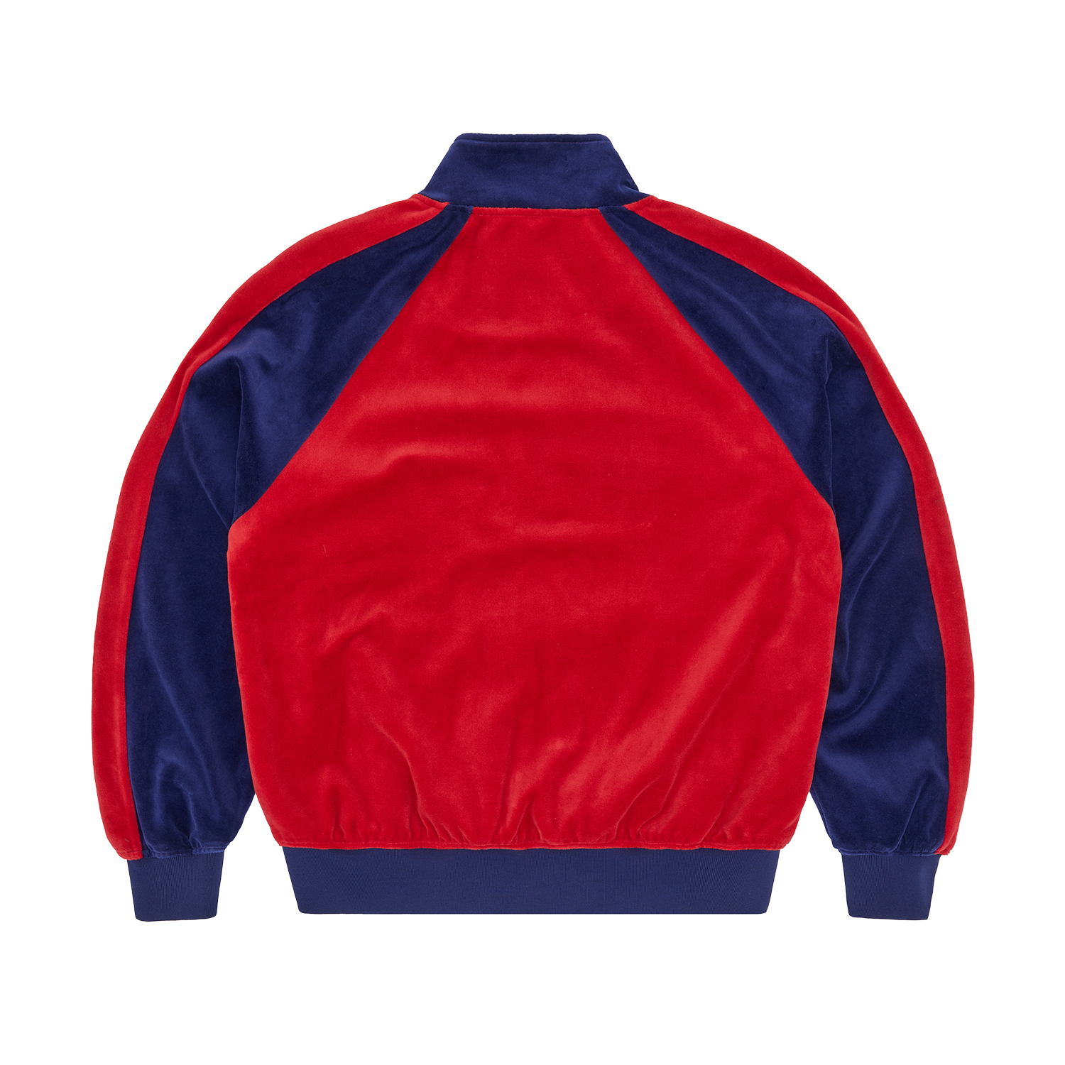 Corteiz PISTA VELOUR TRACK JACKET [NAVY/RED] CRTZRTW