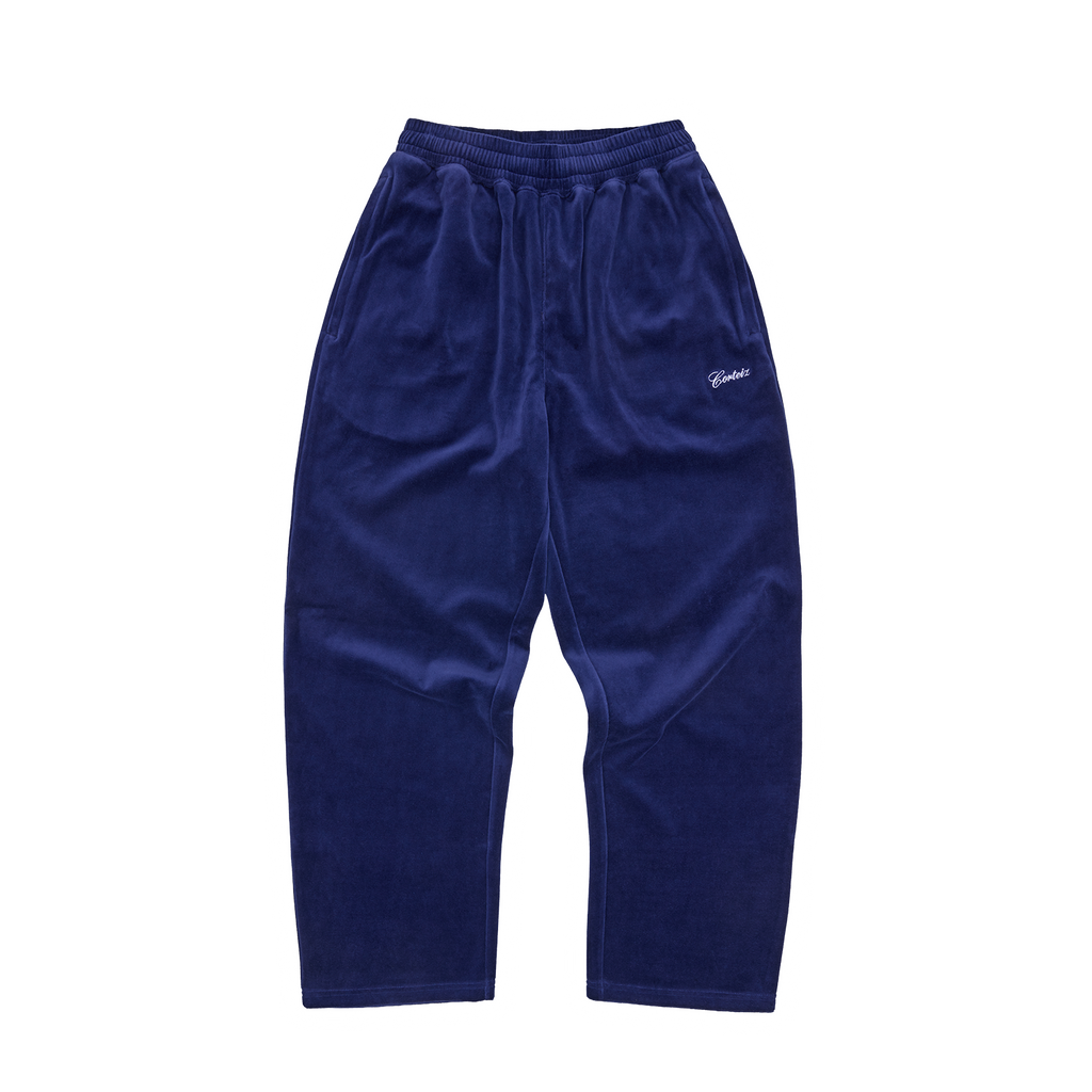 Corteiz PISTA VELOUR TRACK PANT [NAVY] CRTZRTW