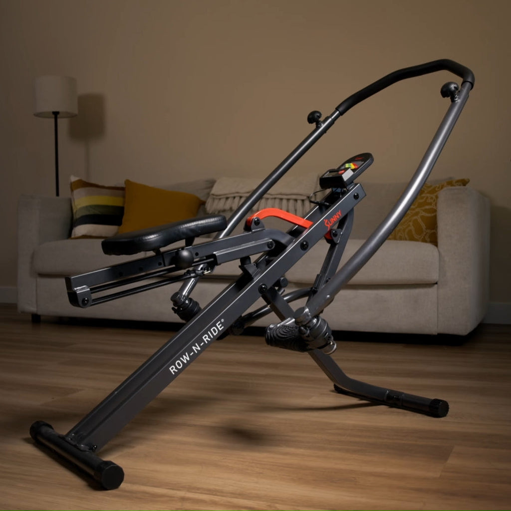 Sunny Health & Fitness Smart Full Motion Upright Row-N-Ride® Squat Assist Trainer Machine