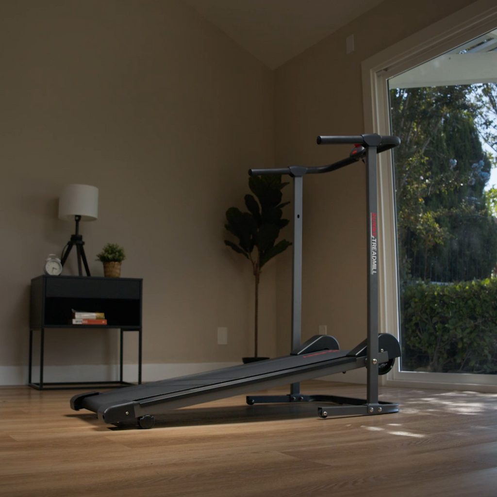 Sunny Health & Fitness Compact Foldable Manual Treadmill
