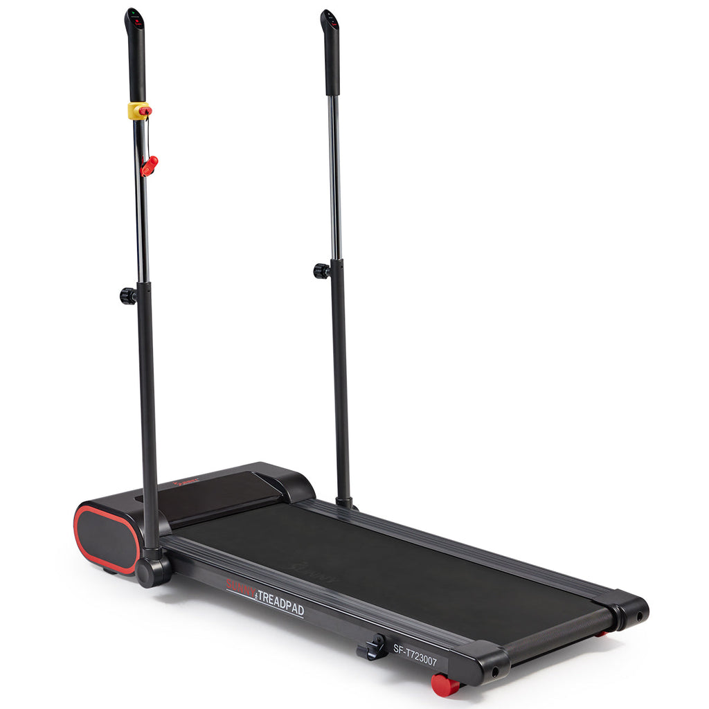 Sunny Health & Fitness Under Desk Smart TreadPad® Walking Treadmill with Hiking Pole