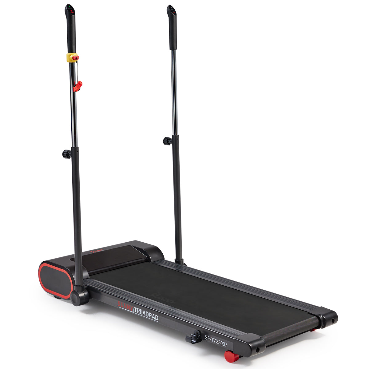 Sunny Health & Fitness Under Desk Smart TreadPad® Walking Treadmill with Hiking Pole