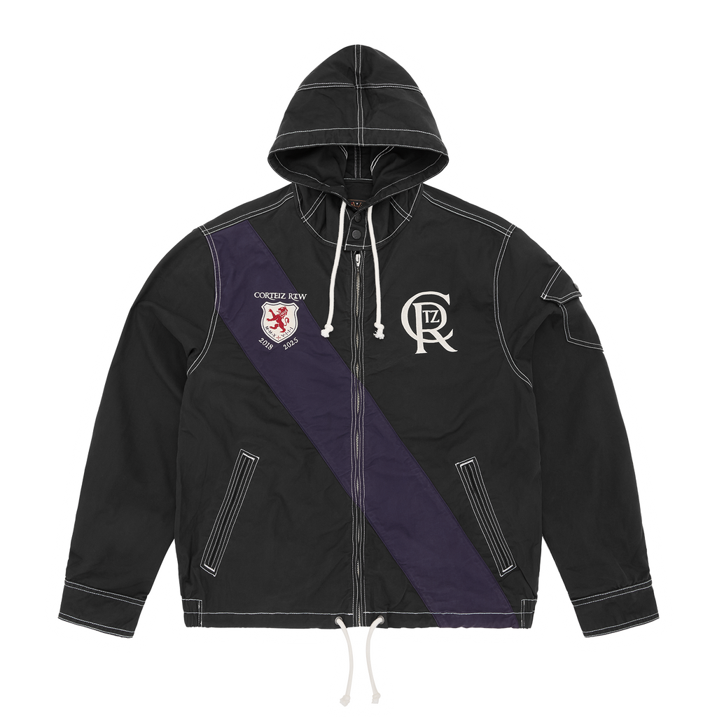 Corteiz SHIELD CREST TWILL JACKET [BLACK] CRTZRTW