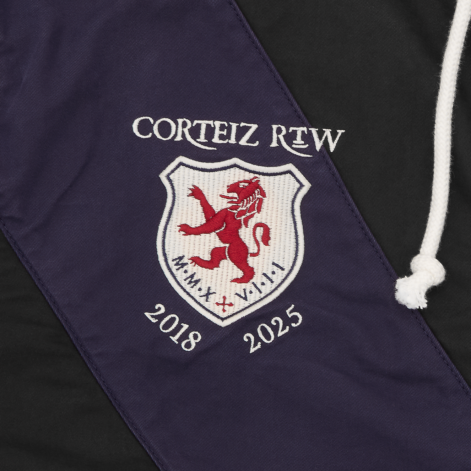 Corteiz SHIELD CREST TWILL JACKET [BLACK] CRTZRTW