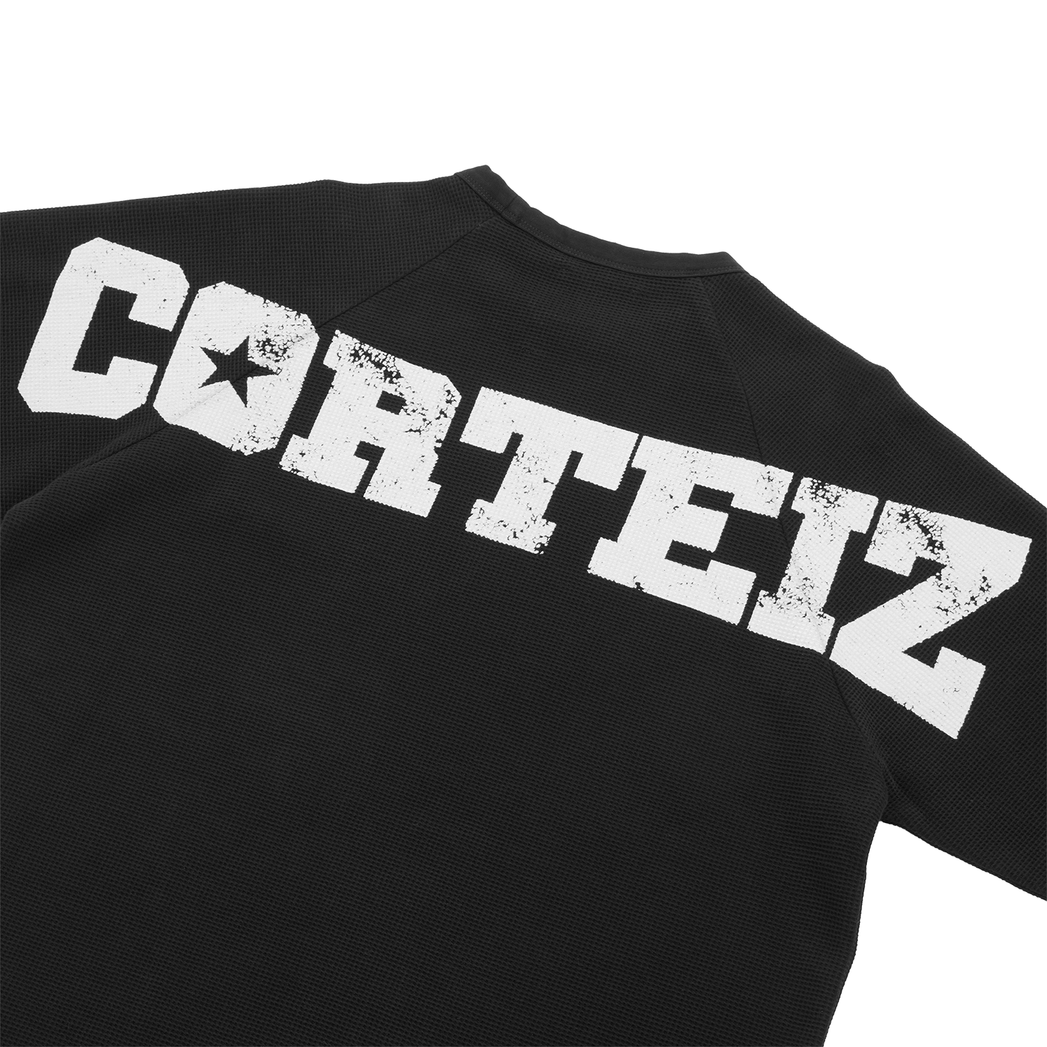 Corteiz STAR RAGLAN WAFFLE THERMAL [BLACK] CRTZRTW