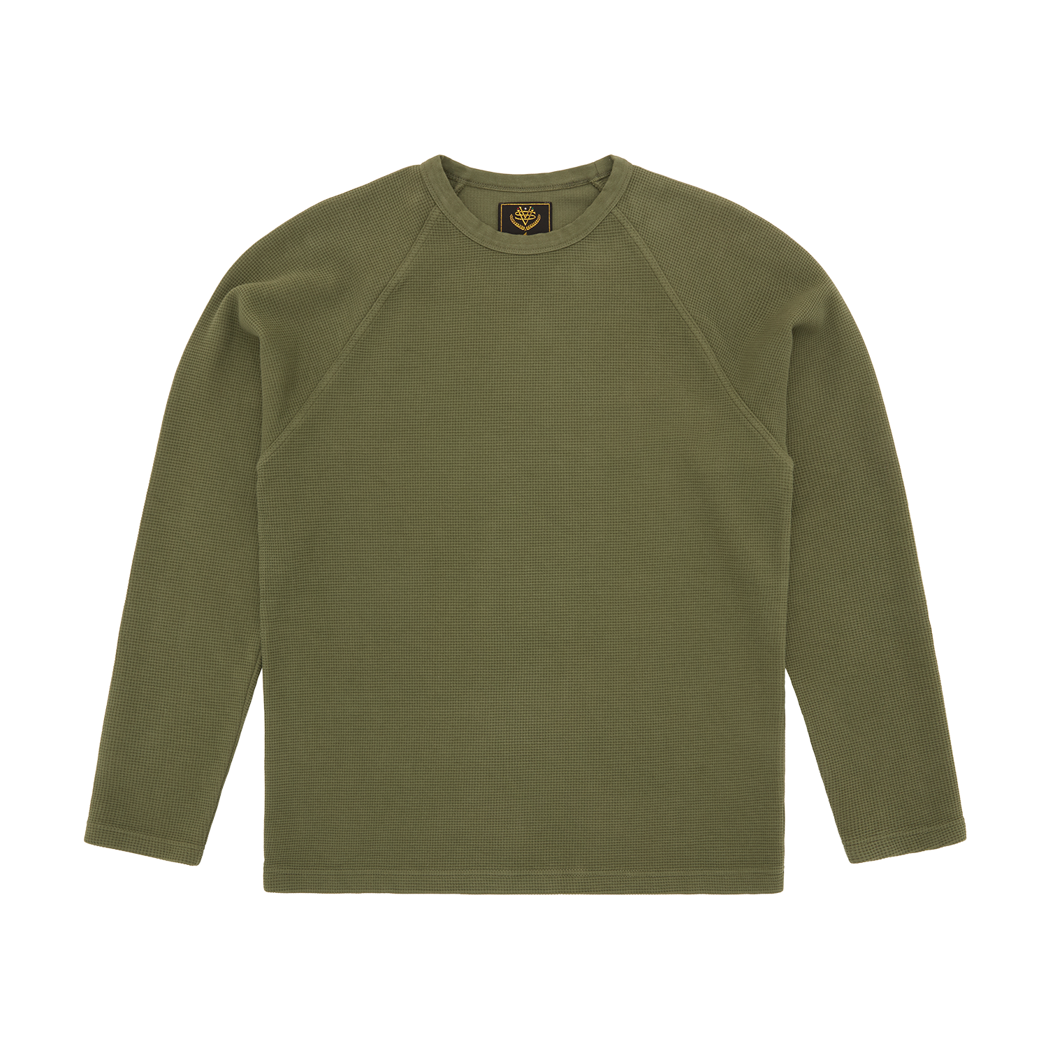 Corteiz STAR RAGLAN WAFFLE THERMAL [OLIVE] CRTZRTW