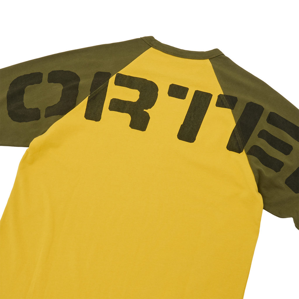 Corteiz STENCIL RAGLAN LS [GOLD/OLIVE] CRTZRTW