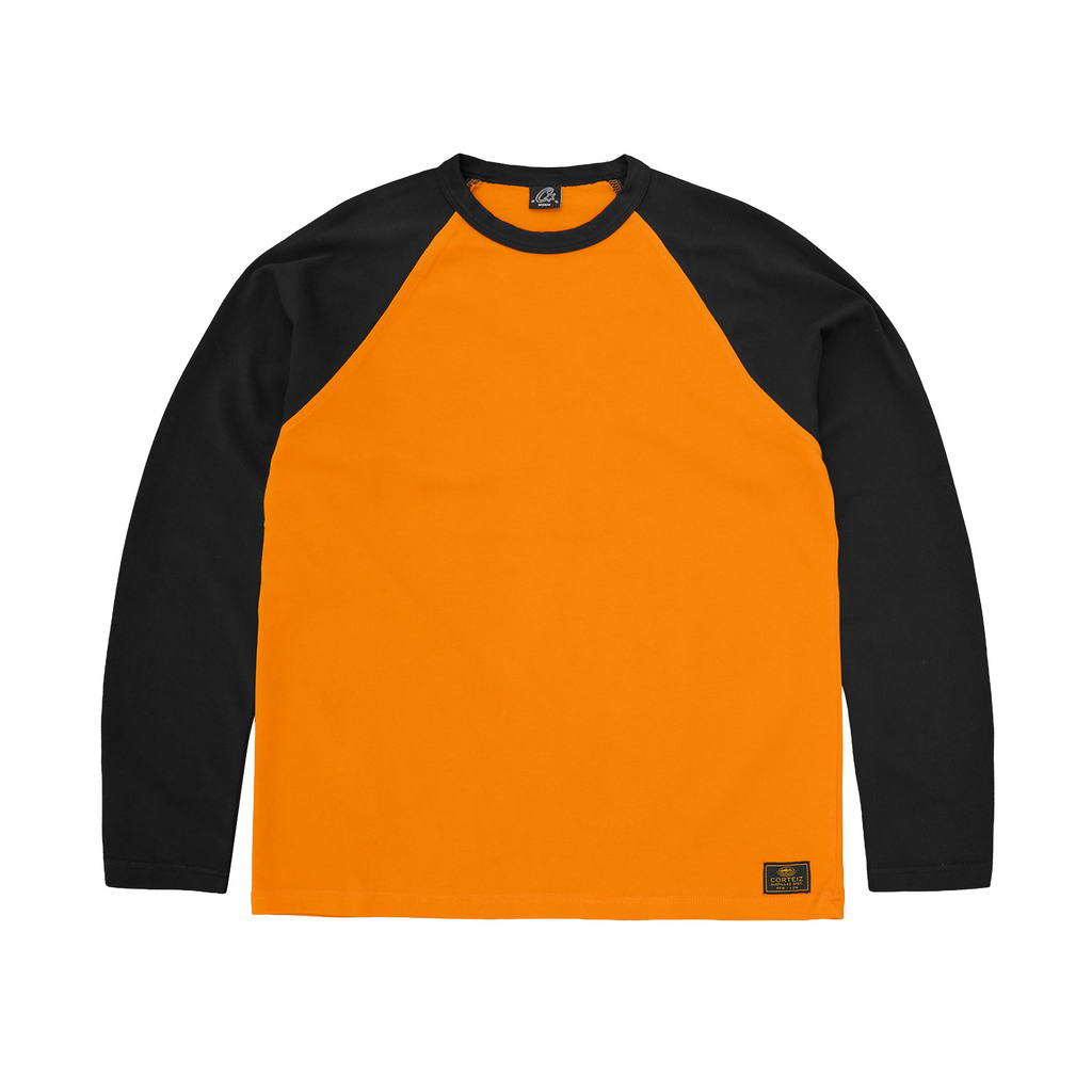 Corteiz STENCIL RAGLAN LS [ORANGE/BLACK] CRTZRTW
