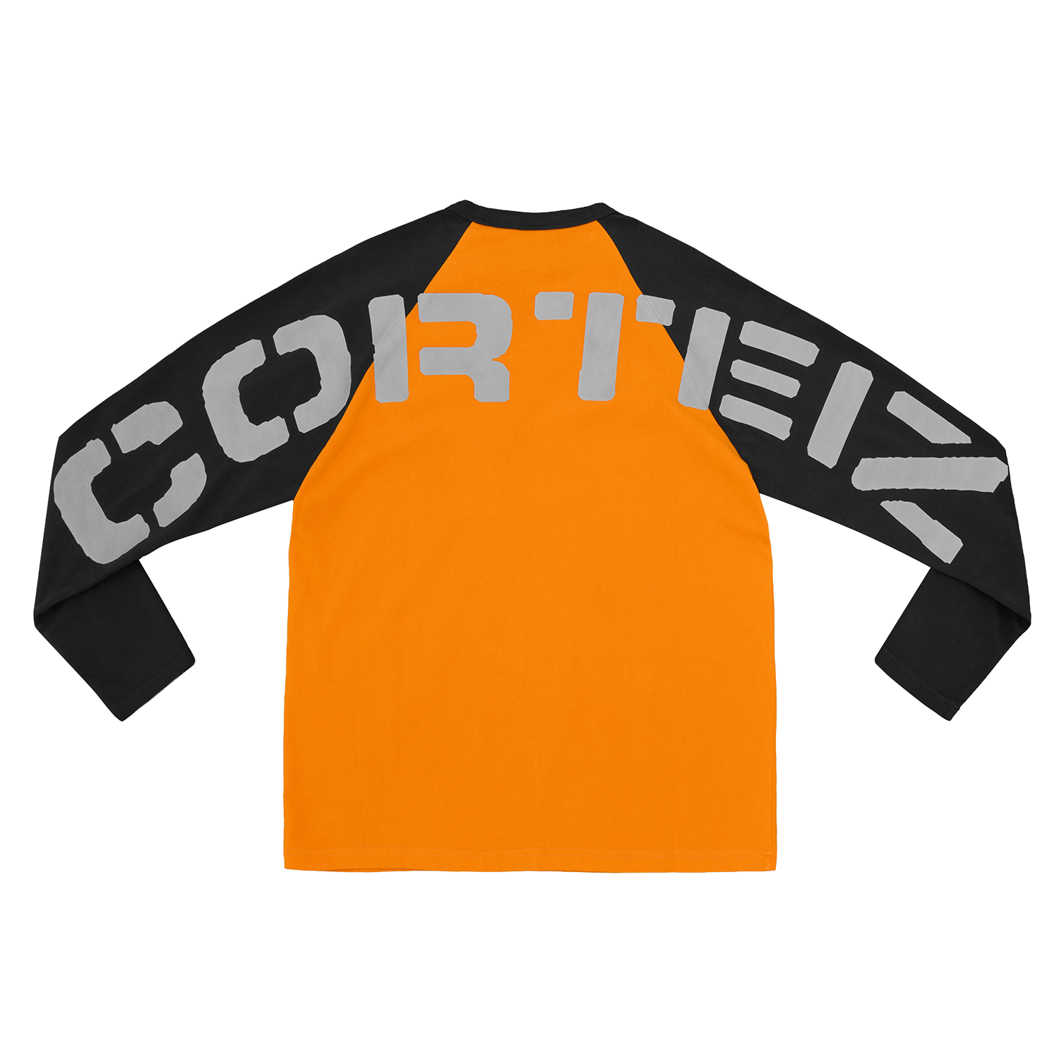 Corteiz STENCIL RAGLAN LS [ORANGE/BLACK] CRTZRTW