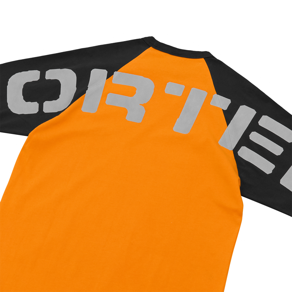 Corteiz STENCIL RAGLAN LS [ORANGE/BLACK] CRTZRTW