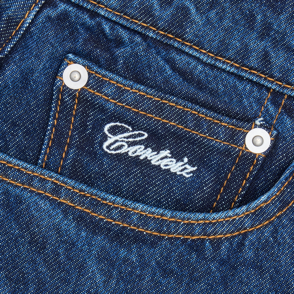 Corteiz STRIKE BAGGY JEANS [DARK WASH] CRTZRTW
