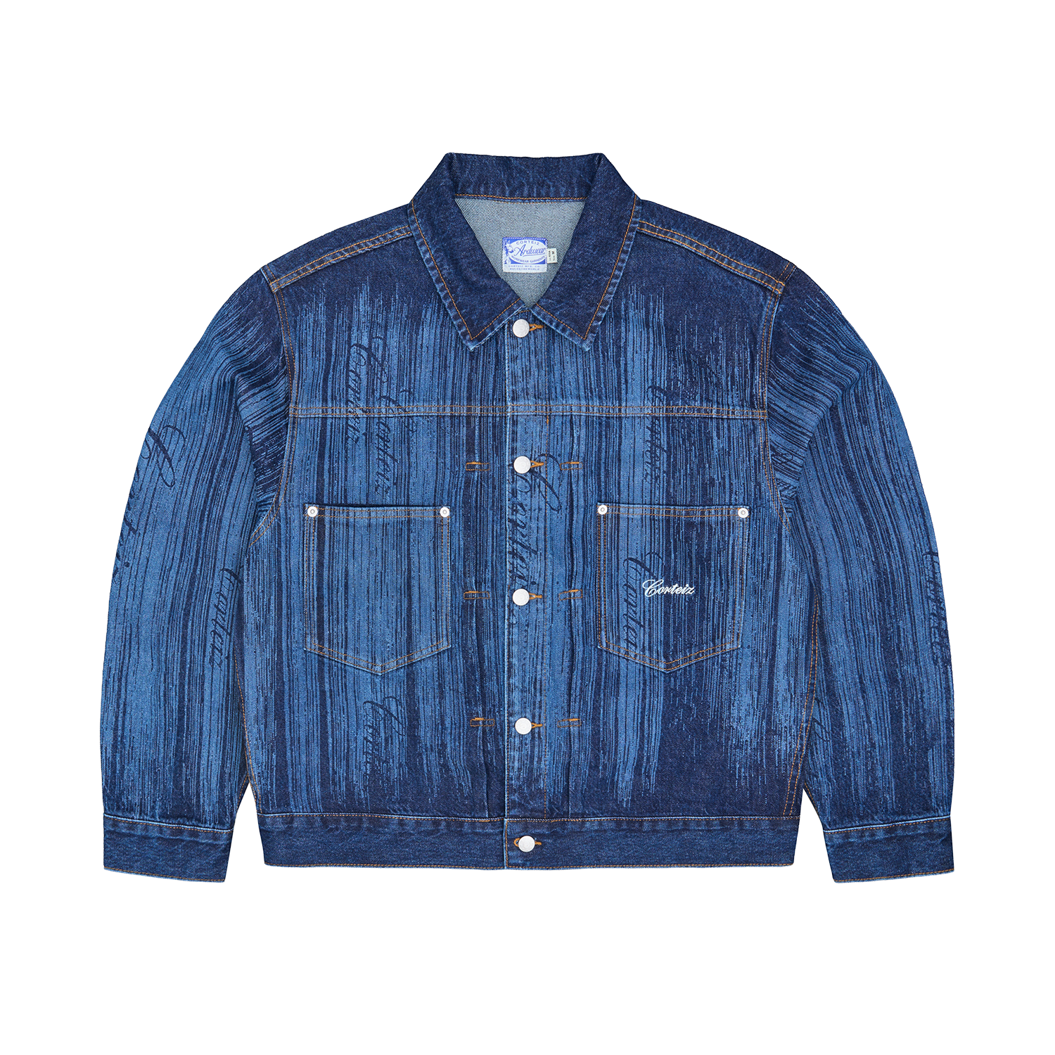 Corteiz STRIKE DENIM JACKET [DARK WASH] CRTZRTW