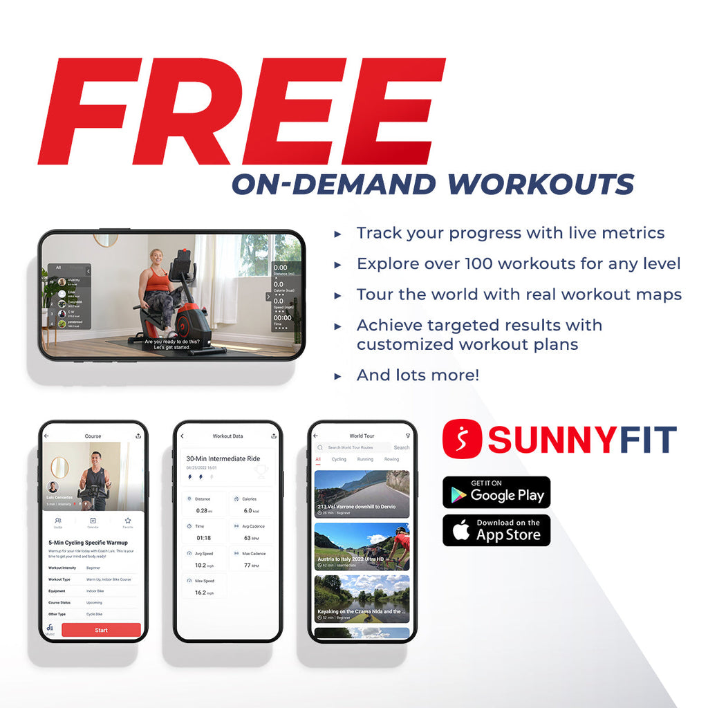 Sunny Health & Fitness Smart Elite Magnetic Elliptical