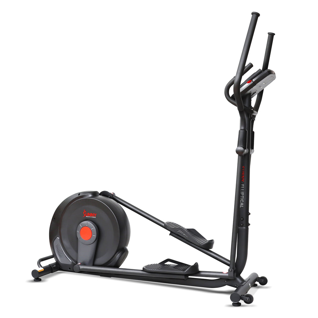 Sunny Health & Fitness Power Stride Smart Electro-Magnetic Elliptical Machine with 18" stride length