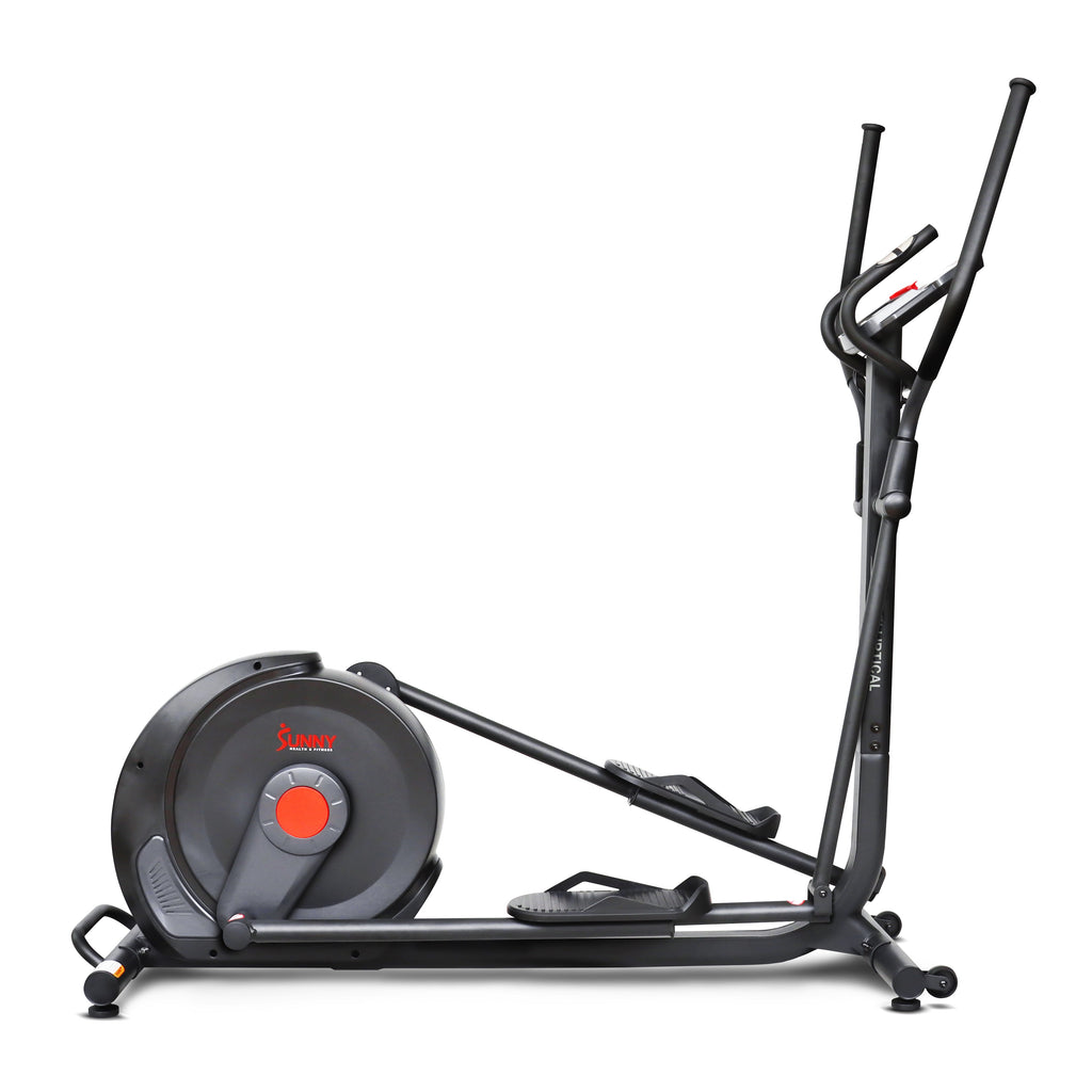 Sunny Health & Fitness Power Stride Smart Electro-Magnetic Elliptical Machine with 18" stride length