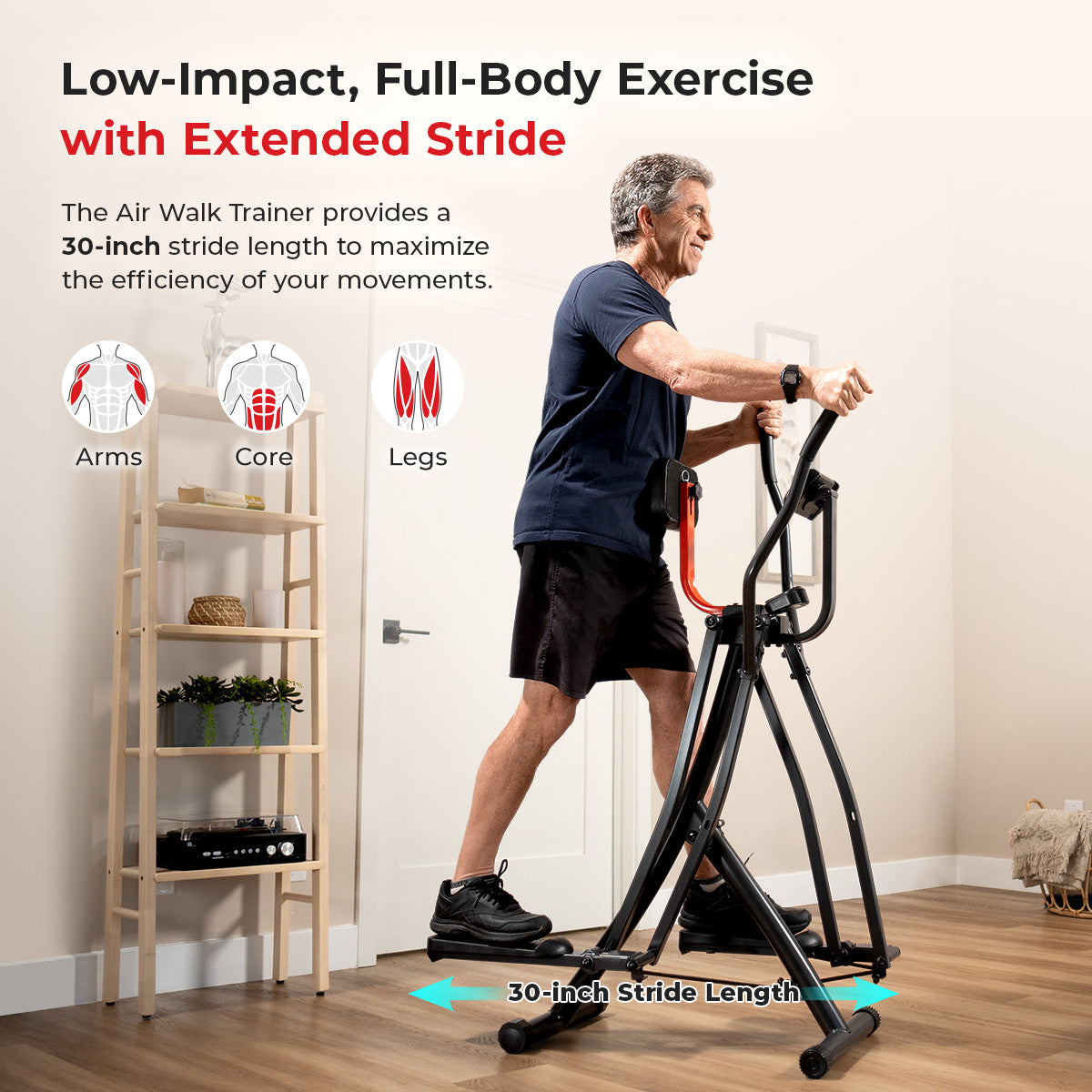Sunny Health & Fitness Air Walk Trainer Pro
