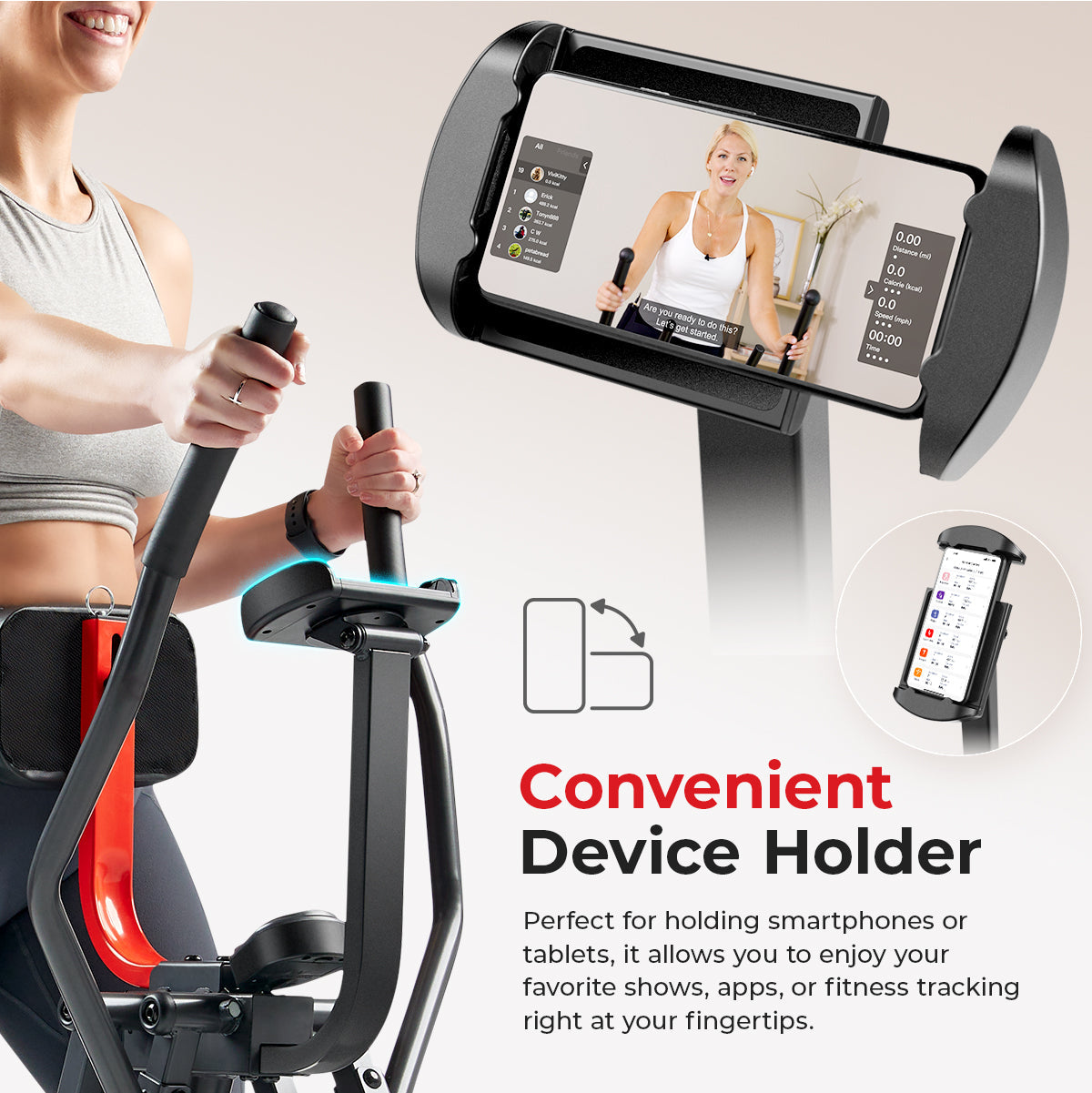 Sunny Health & Fitness Air Walk Trainer Pro